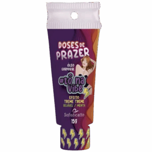 Tô Na Vibe Eletrizante Doses De Prazer Óleo Corporal 15G Sofisticatto